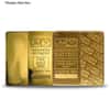 10 oz Johnson Matthey Pressed Vintage Gold Bar .9999 Fine