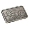 10 oz Mount Rushmore 250th Anniversary Antiqued Silver Bar .999 Fine