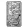 NO ASSAY - 10 oz PAMP Good Luck Yellow Dragon Silver Bar .999 Fine