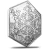 10 oz Snowflake Hexagon Silver Bar .999 Fine (Sealed)