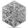 10 oz Snowflake Hexagon Silver Bar .999 Fine (Sealed)