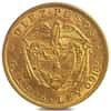 10 Pesos Colombia Gold Coin Avg Circ (Random Year)