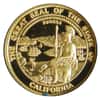 1990 1.85 oz California Gold Proof Set w/Box & COA