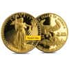 1/4 oz Proof Gold American Eagle Scruffy (Random Year)