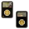2018 1.83 oz Chinese Gold Panda 5-Coin Set NGC MS 70 FDOI (Retro, Cheng Chao Sign)