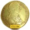 1772-1784 Peru 8 Escudos Charles III Gold Coin Circ (Random Year)