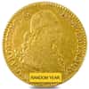 1791-1808 Mexico 2 Escudos Charles IV Gold Coin AGW .1451 oz Ex-Jewelry