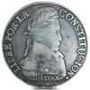 1827-1840 Bolivia 8 Soles Silver Coin Avg Circ (Random Year)