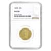 1835 $5 Classic Head Half Eagle Gold Coin NGC AU 58