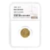 1852 $2.5 Liberty Head Quarter Eagle Gold Coin NGC UNC Details