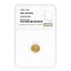 1853 $1 Liberty Head Gold Coin NGC UNC Details