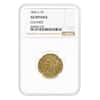 1856-C $5 Liberty Head Half Eagle Gold Coin NGC AU Details