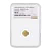 1857 California Gold Token Indian Head Round NGC MS 62 Wreath # 4e