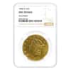 1858-S $20 Liberty Head Double Eagle Gold Coin NGC UNC Details