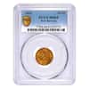 1861 $2.5 Liberty Head Quarter Eagle Gold Coin New Reverse PCGS MS 64