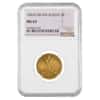 1863 Russia 5 Roubles Gold Coin NGC MS 63