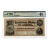1864 $500 Confederate States of America Currency Note PMG XF 40