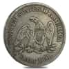 1864 Seated Liberty Half Dollar Silver Coin VF