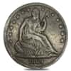 1864 Seated Liberty Half Dollar Silver Coin VF