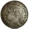 1870-1871 France 5 Francs Liberty Head Silver Coin Avg Circ (Random Year)