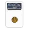 1870 Hungary 4 Forint/10 Francs Restrike Gold Coin NGC MS 67