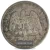 1871-1892 Mexico 50 Centavos Second Republic Silver Coin Avg Circ (Random Year)