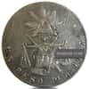 1871-1892 Mexico Second Republic 1 Peso Silver Coin Avg Circ (Random Year)
