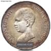 1875-1899 Spain 5 Pesetas Silver Coin Cull (Random Year)