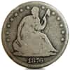 1876-CC United States Silver Half Dollar 50C Good G