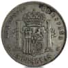 1877-1881 Spain 5 Pesetas Alfonso XII Silver Coin Circ (Random Year)