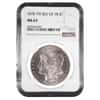 1878 Silver Morgan Dollar 7 Tailfeathers Rev of 78 NGC MS 63