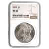 1879 Silver Morgan Dollar NGC MS 63