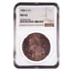1880 S Silver Morgan Dollar NGC MS 63
