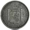 1882-1885 Spain 5 Pesetas Alfonso XII Silver Coin Circ (Random Year)