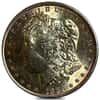 1886 Morgan Silver Dollar $1 BU Toned