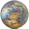 1887 Morgan Silver Dollar $1 BU Toned