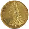 1887 Great Britain 5 Pounds Queen Victoria Gold Coin AU