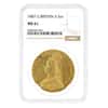 1887 Great Britain 5 Pounds Queen Victoria Gold Coin NGC MS 61