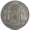 1892-1894 Spain 5 Pesetas Alfonso XIII Silver Coin Circ (Random Year)