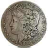 1892-CC Morgan Silver Dollar $1 Fine