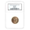 1896 (1962) PGV Spain 20 Pesetas Alfonso XIII Gold Coin Restrike NGC MS 67