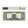 1899 $1 Silver Certificate Currency Note Black Eagle PMG VF 30 (Stains, Tear)