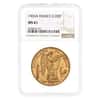 1903-A France 100 Francs Lucky Angel Gold Coin NGC MS 61
