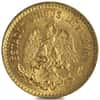 1905 Mexico 10 Pesos Gold Coin Avg Circ