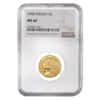 1908 $5 Indian Head Half Eagle Gold Coin NGC MS 62
