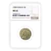 1908-D $5 Indian Head Half Eagle Gold Coin NGC MS 63