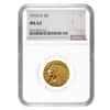 1910 D $5 Indian Head Half Eagle Gold Coin NGC MS 62