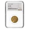 1911 D $5 Indian Head Half Eagle Gold Coin NGC AU 58