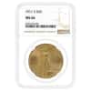 1911-S $20 Gold Saint Gaudens Double Eagle Coin NGC MS 66