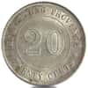 1912-1920 China 20 Cents Kwang-Tung Province Silver Coin Avg Circ (Random Year)